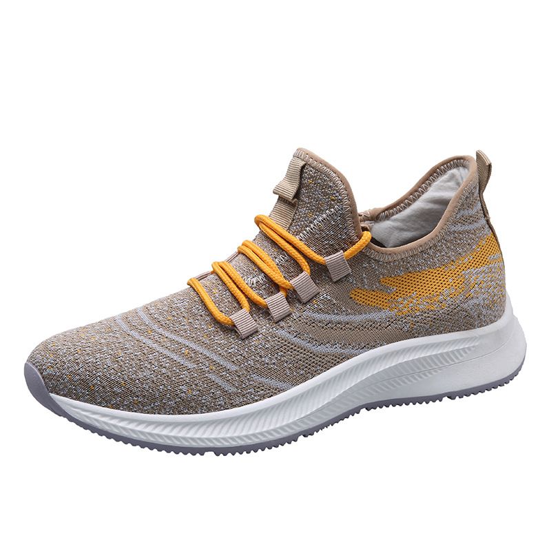 Mens Fashion Sports Shoes High Top Sneakers Round Toe Shockproof Flats 1Pair