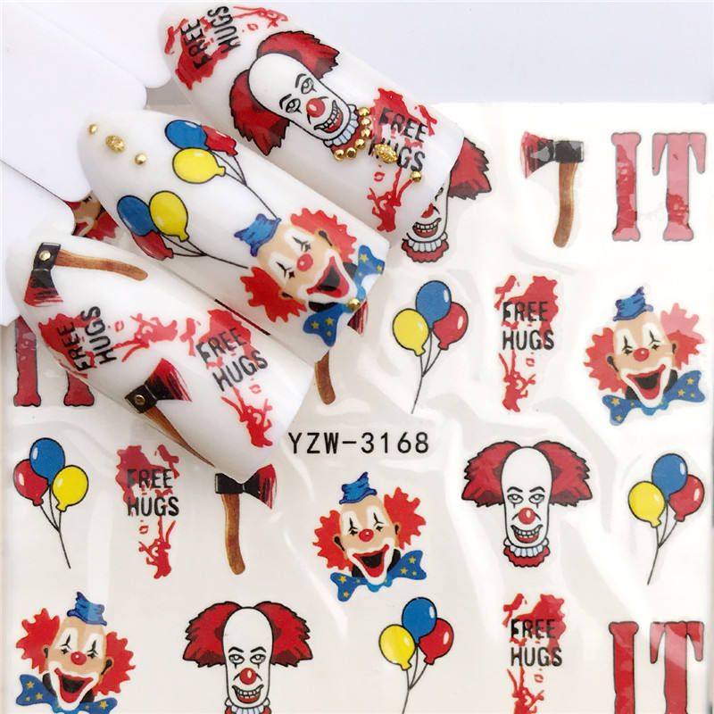 Halloween Christmas Nail Sticker Stickers Decals Nail Paper Decration Tips Manicure Tools Nail Stencil Stickers Nails Stickers From Zznysm5 0 15 Dhgate Com