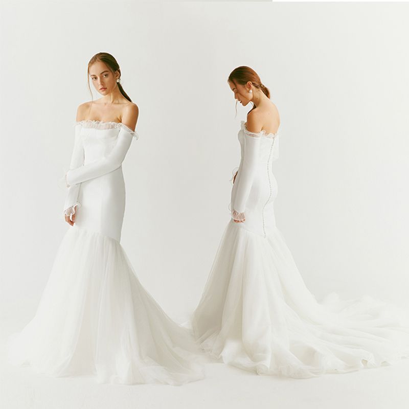 wrap off the shoulder dresses