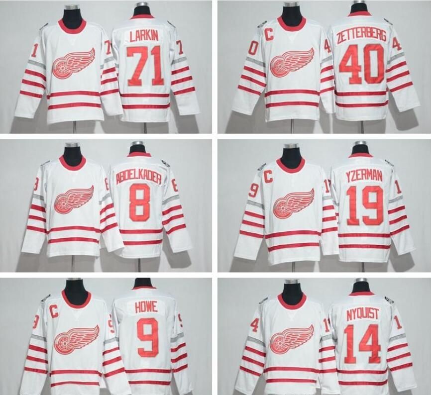 red wings centennial classic jersey