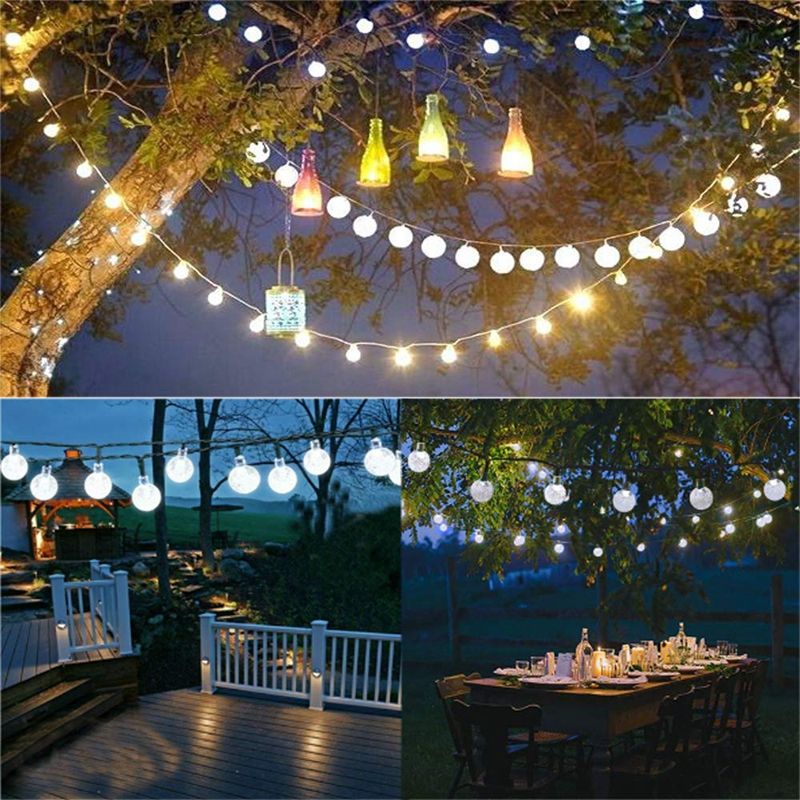 Globe Solar String Lights 20ft 30 Led Globe Solar String Lights 20ft 30 Led