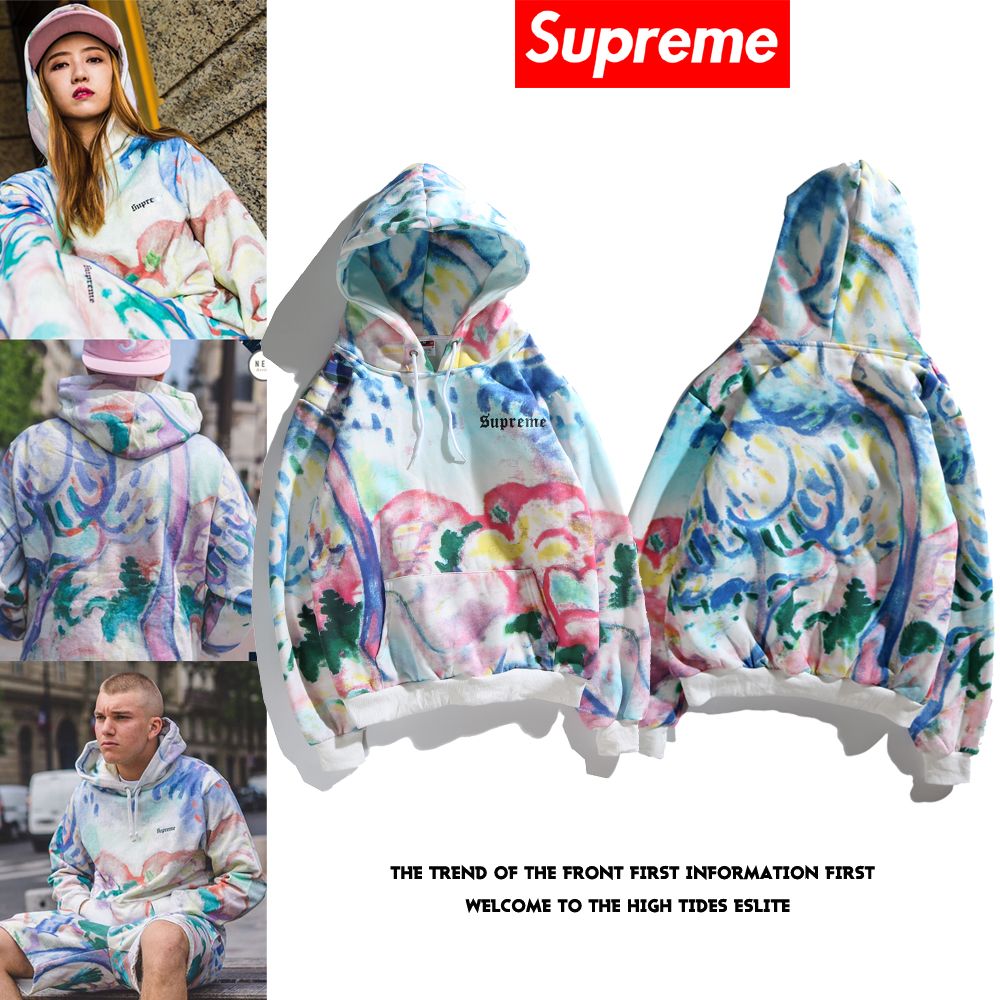 supreme watercolor hoodie