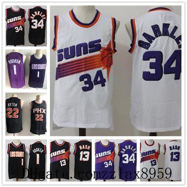 2021 Mens Phoenix Nba Suns Throwback Steve 13 Nash Charles