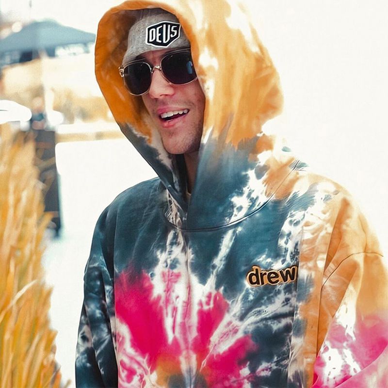 drew house teal moletom com capuz