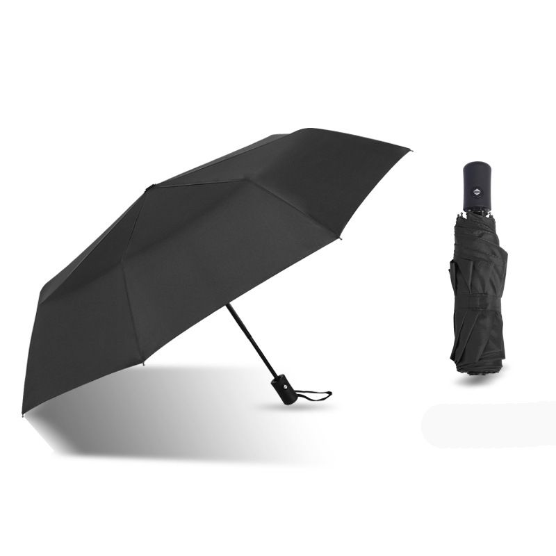 Resistant Rain Women Automatic Luxury Wide Windproof Business Men Para Car Umbrella Clear Sun Umbrella Folding,Black