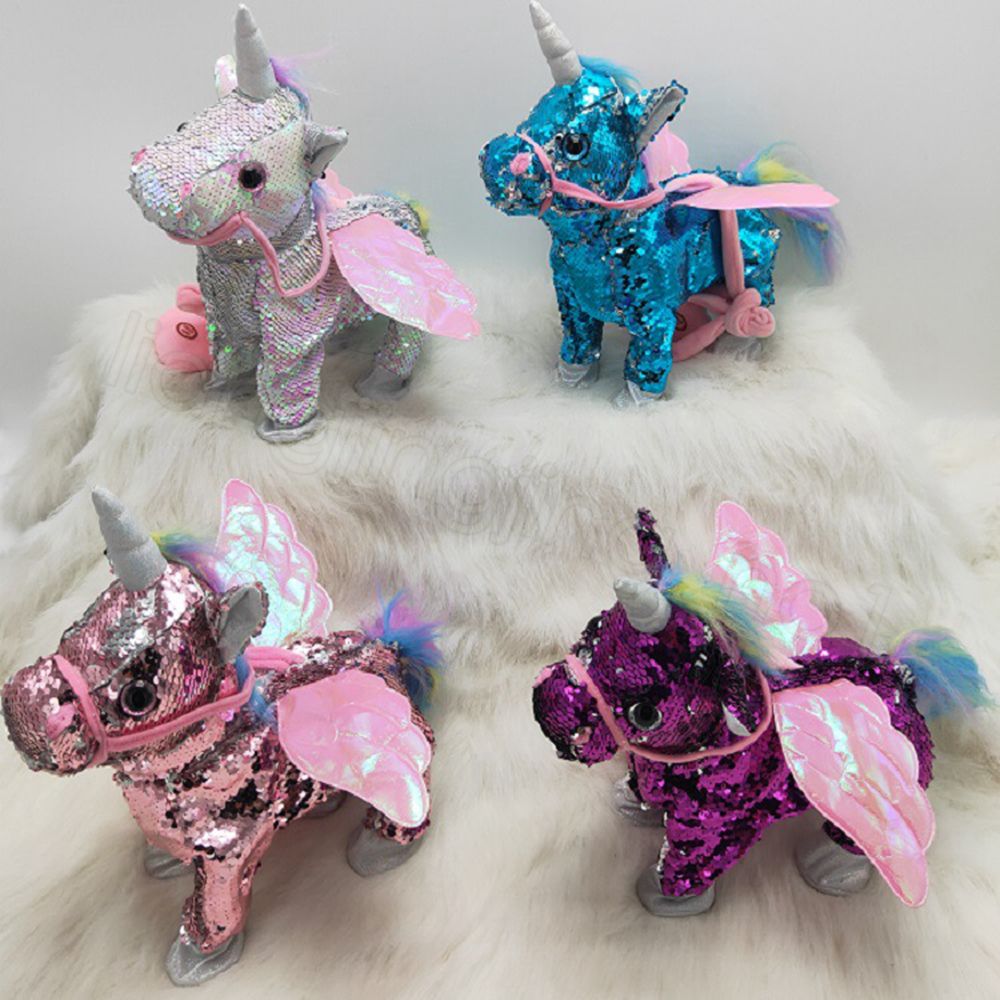 sequin unicorn stuffed animal