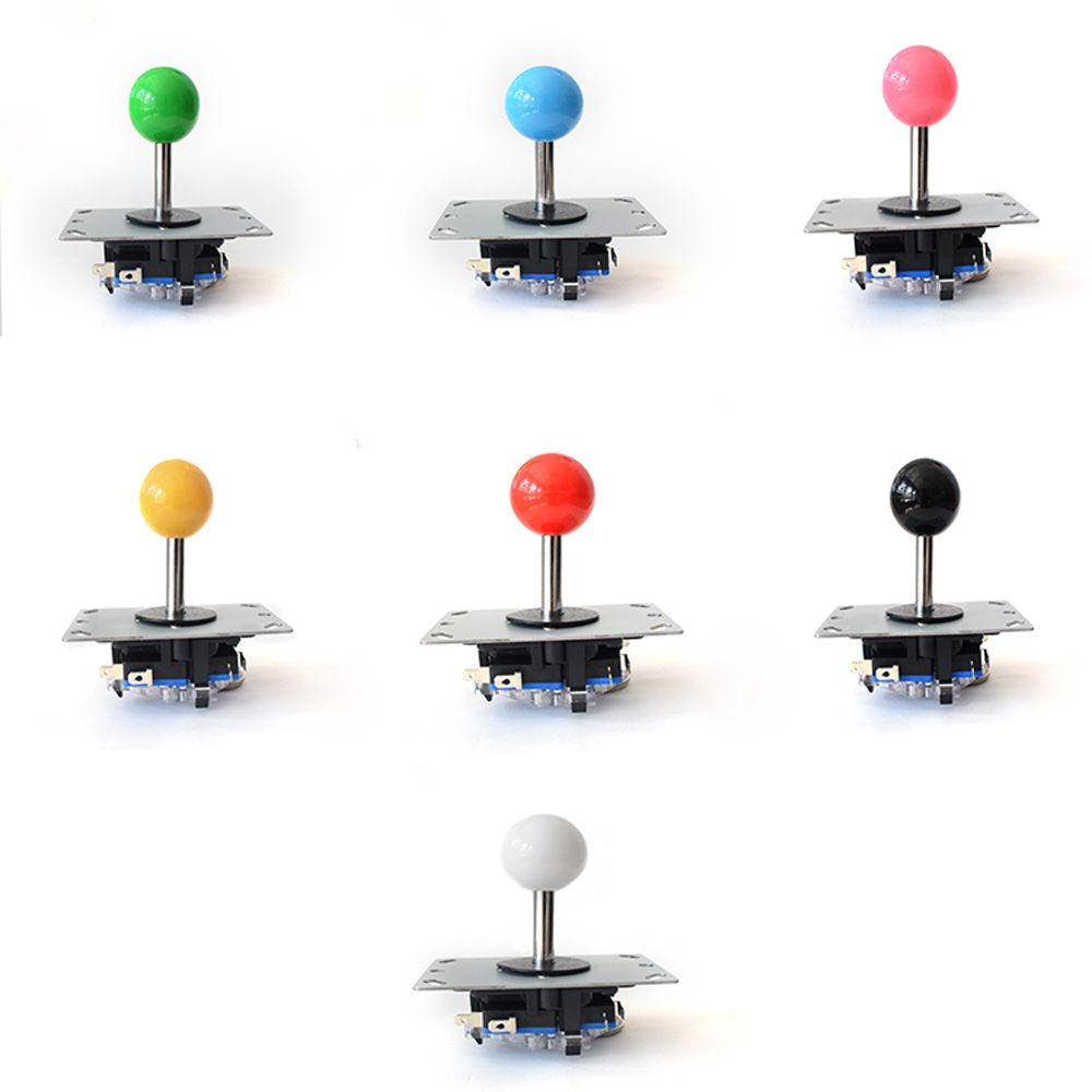 2/4/8 Way Adjustable Arcade Joystick PC Fighting Stick Parts 5 Colors To Choose 