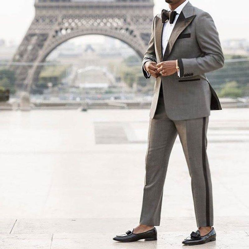 Wedding Groom Tuxedos Men Suits Pants 