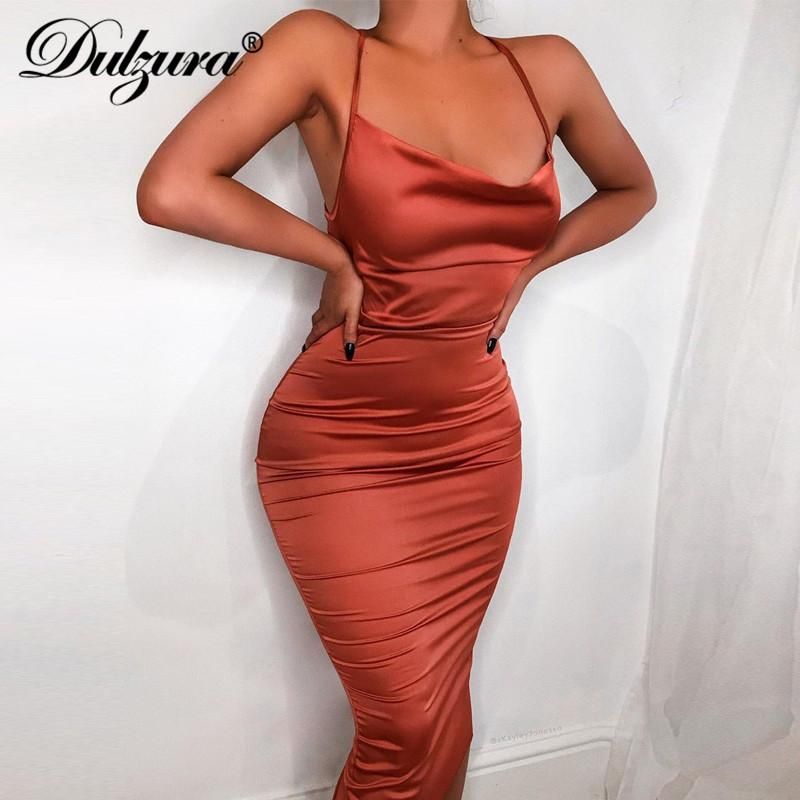 Satin Bodycon Maxi Dress Online Hotsell ...