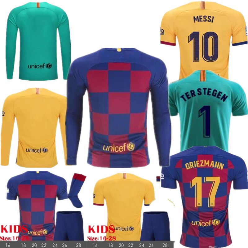 barcelona jersey for boys