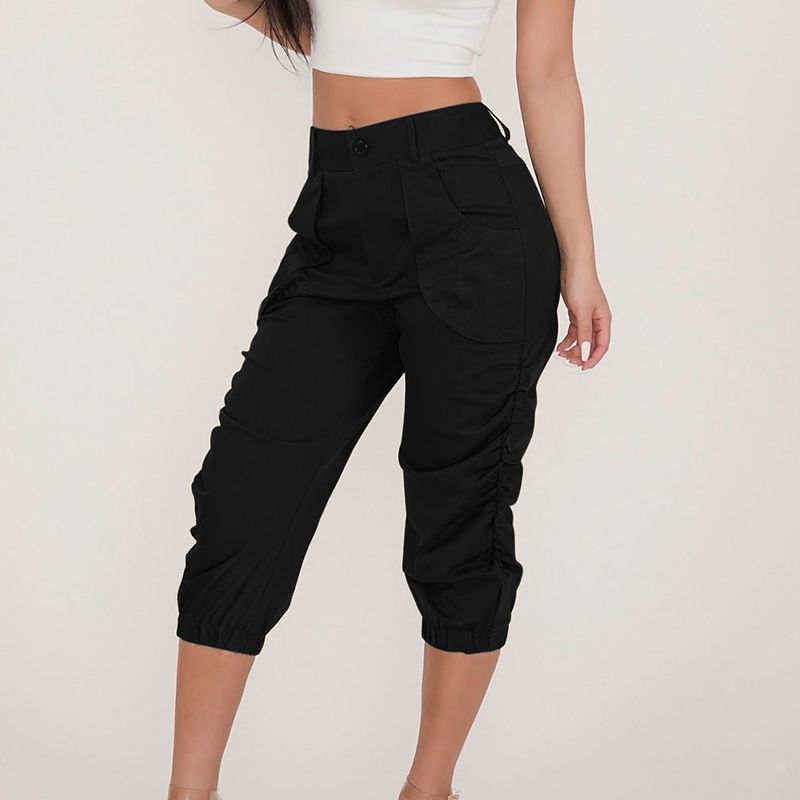 ladies cropped summer trousers