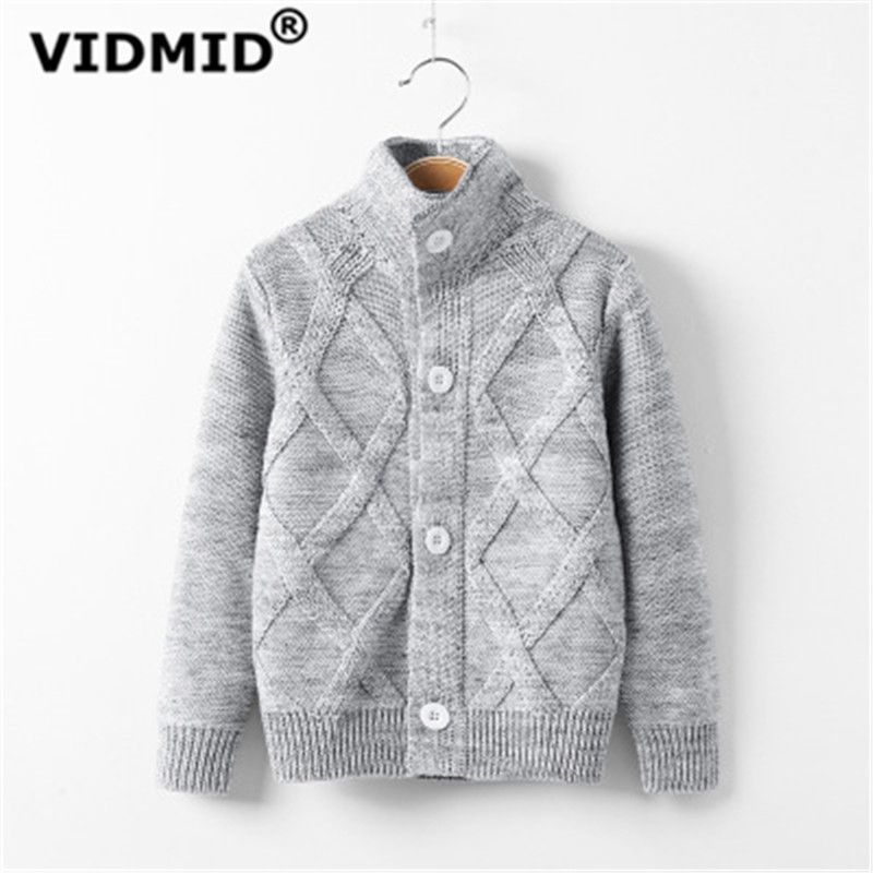 grey baby boy cardigan