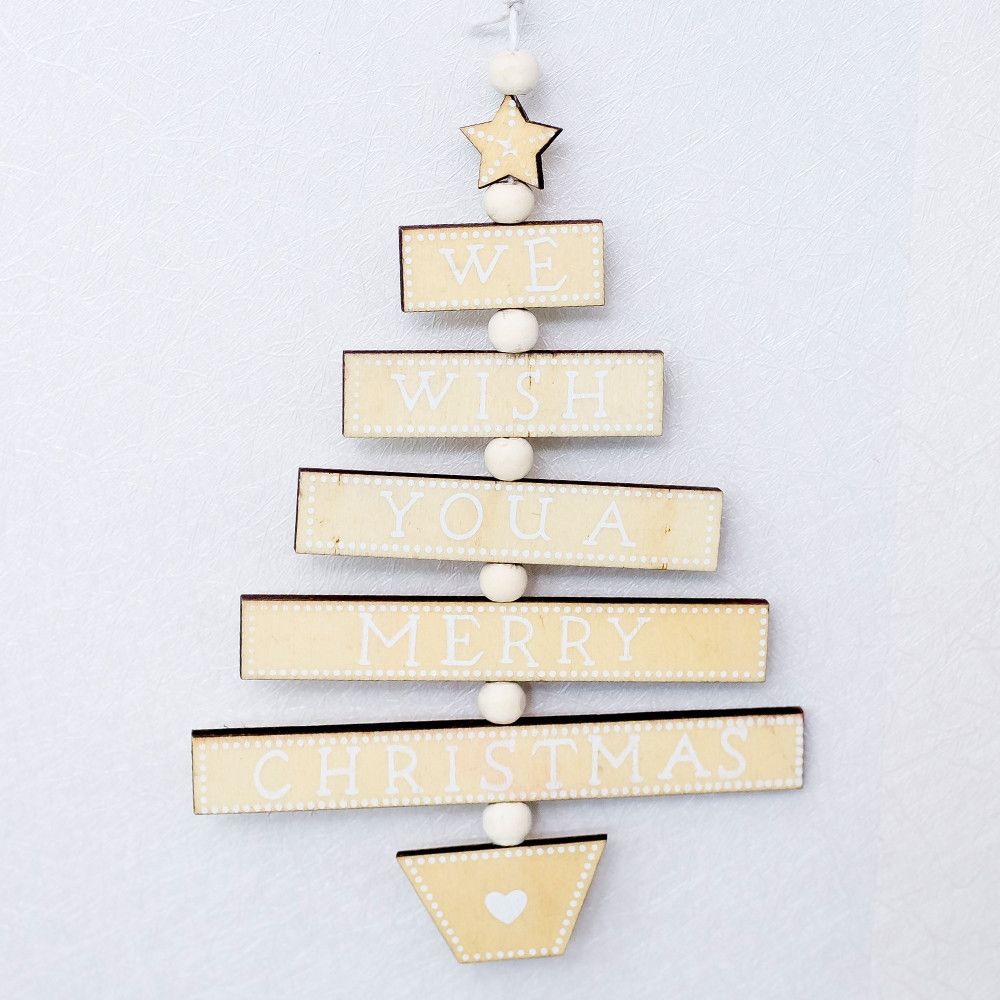 Christmas Tree Hanging Ornaments Decorations For Home Wooden Vine Wood Sign Pendant We Wish You A Merry Christmas Prited F820 Christmas Deco Cheap Xmas Decorations Online Christmas Accessories From Globaltradingco 2 18 Dhgate Com