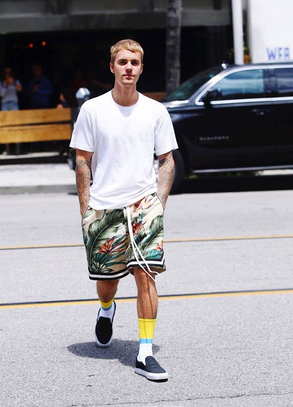 justin bieber short pants