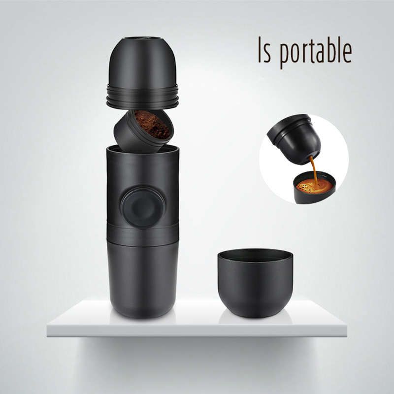 en oferta! 2021 nuevo mini manual cafetera 70 ml de mano espresso presión  de la máquina de café pulsando para el hogar viajes en coche de la oficina  de ~ Coffeeware \u003e Ingram-connect.cl