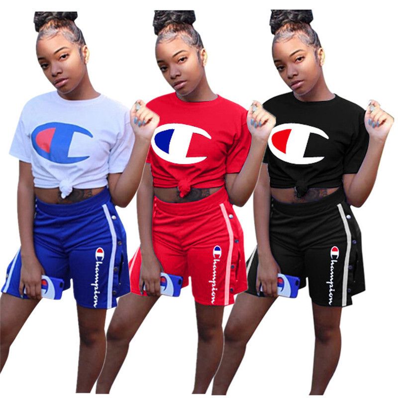 champion top and shorts set