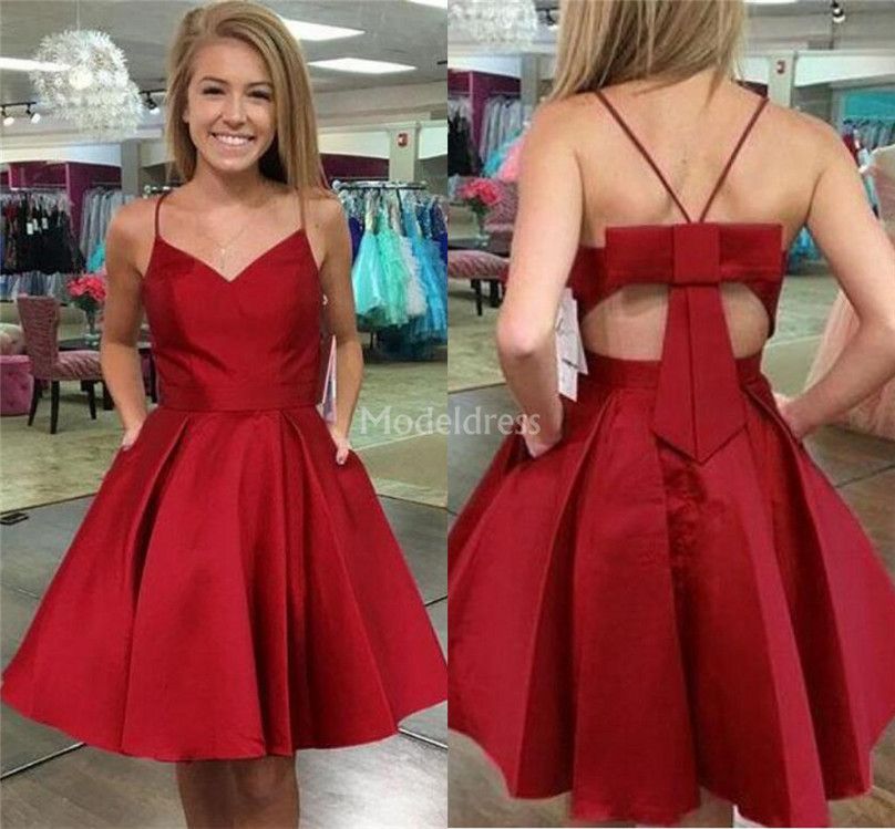red homecoming dresses 2019