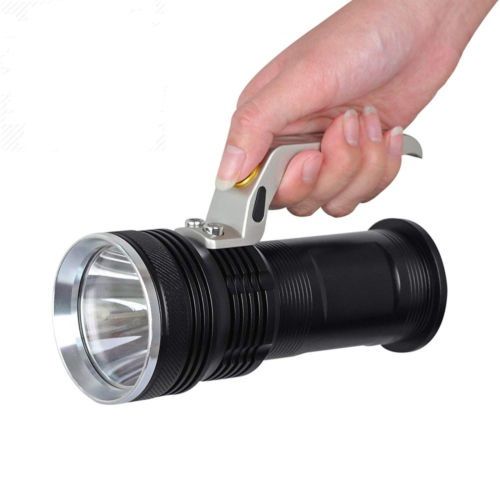 8-Mode projecteur charge USB Camping Torche Lampe de Poche Phare DEL lumineux UE