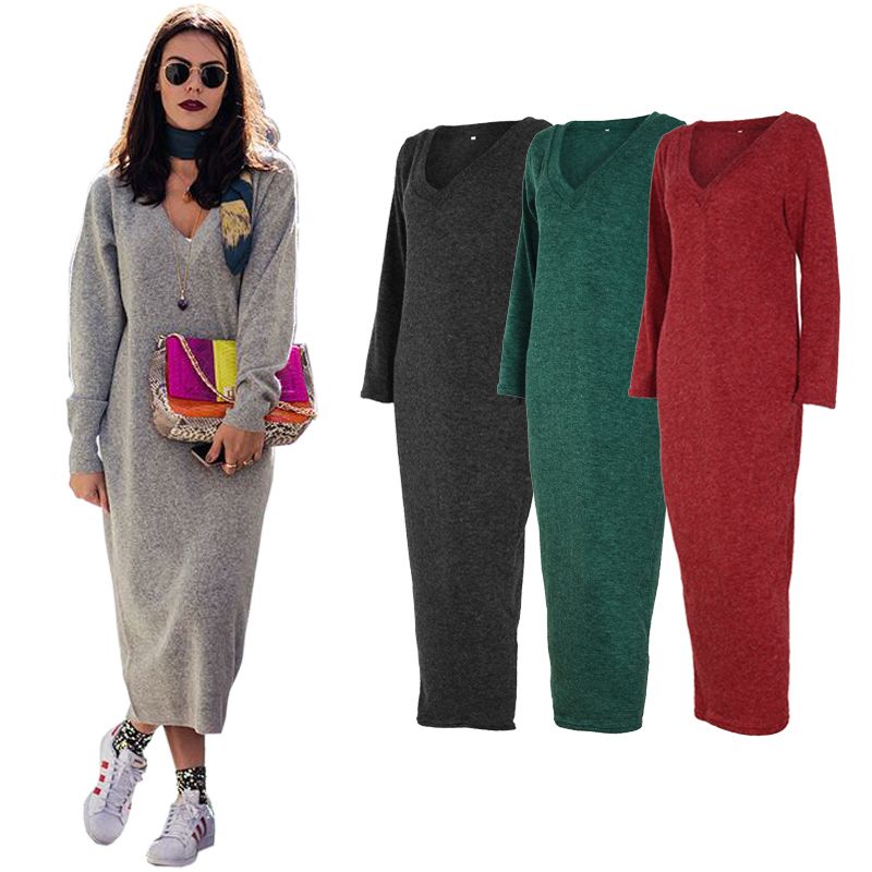 long pullover dress
