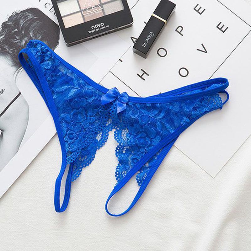 Floral Sexy Underwear Crotchless Women Erotic Lingerie G String