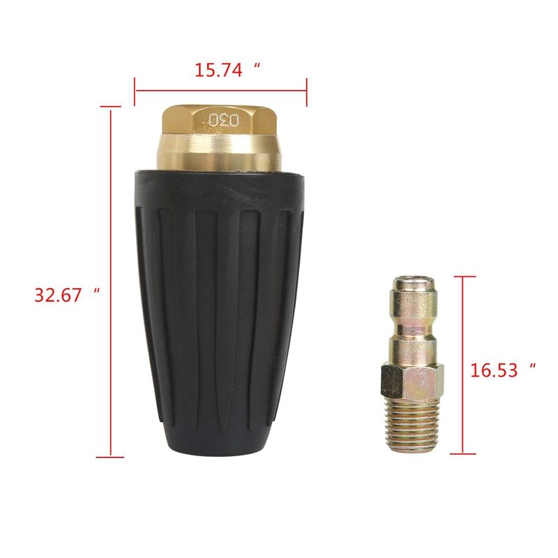 Universal Pressure Washer Turbo Nozzle For High Pressure Outlet Fitting Rot I3Z4