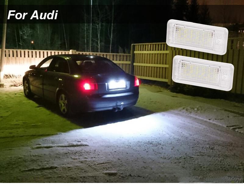 2009 audi a4 license plate light