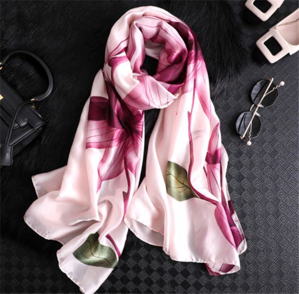 thick silk scarf