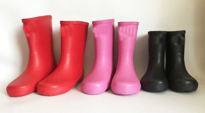 Bottes de pluie et neige mi-mollet pour filles ou gar/çons Bottes en caoutchouc pour enfants