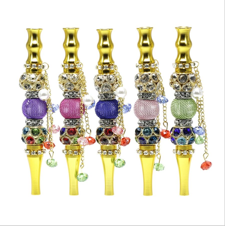 2020 Handmade Metal Hookah Mouthpiece Mouth Tips Pendant Arab Shisha