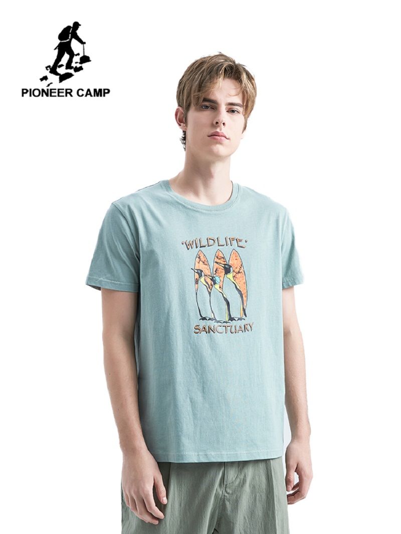Compra Manga Corta Camisetas Hombre Pingüino Impreso Animal 100% Algodón  Camiseta Verano Casual Marca Ropa ADT906219 Barato | Entrega Rápida Y  Calidad | Es.Dhgate