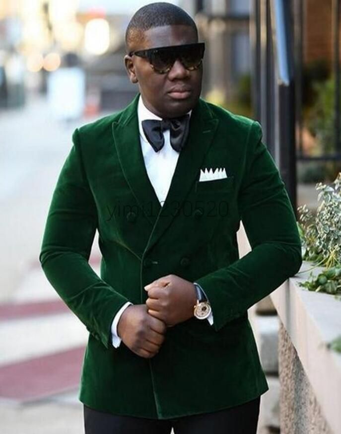 black wool pea coat