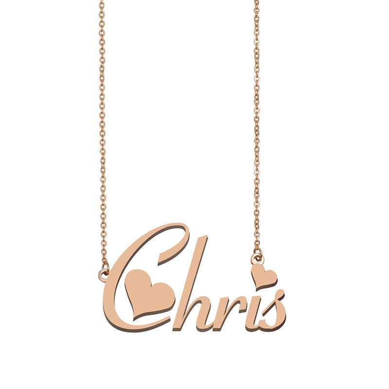 Wholesale Chris Name Necklace Pendant For Women Girls Birthday Gift