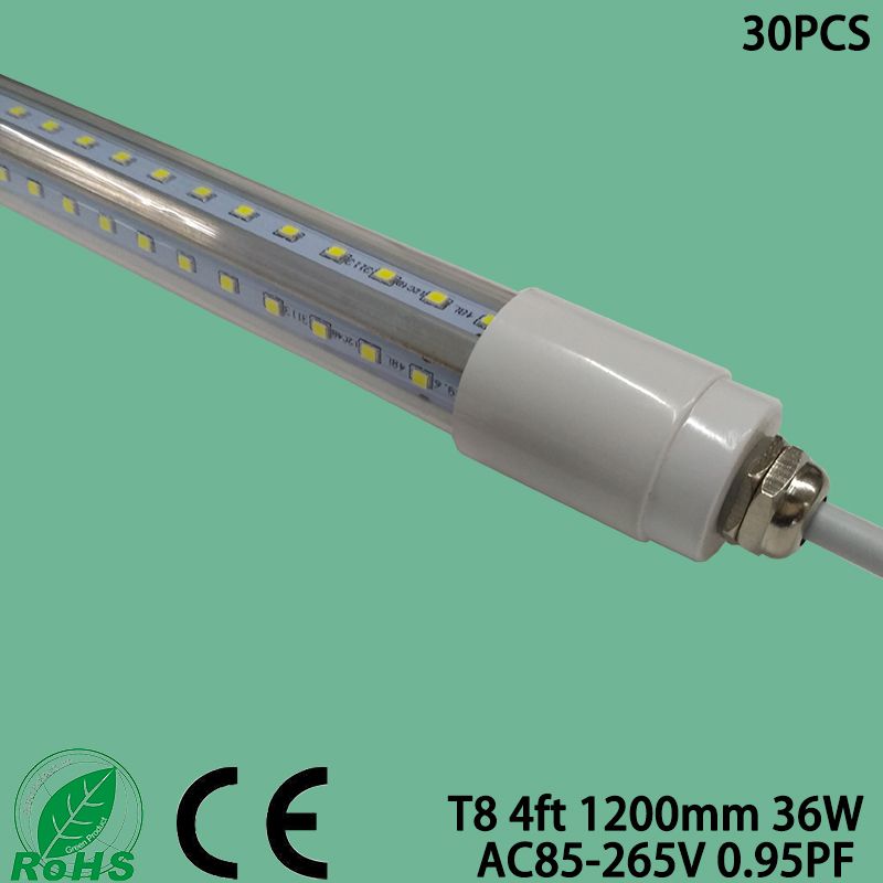 T8 4ft 1200mm IP65 Waterproof Led Tube Lamp Fluorescent Light 36W High