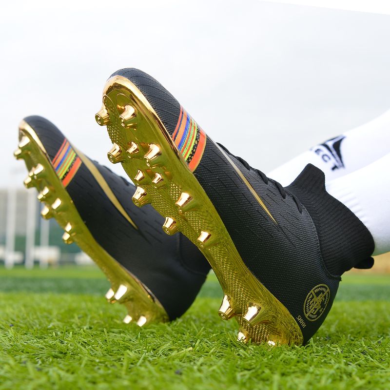 boys gold football boots
