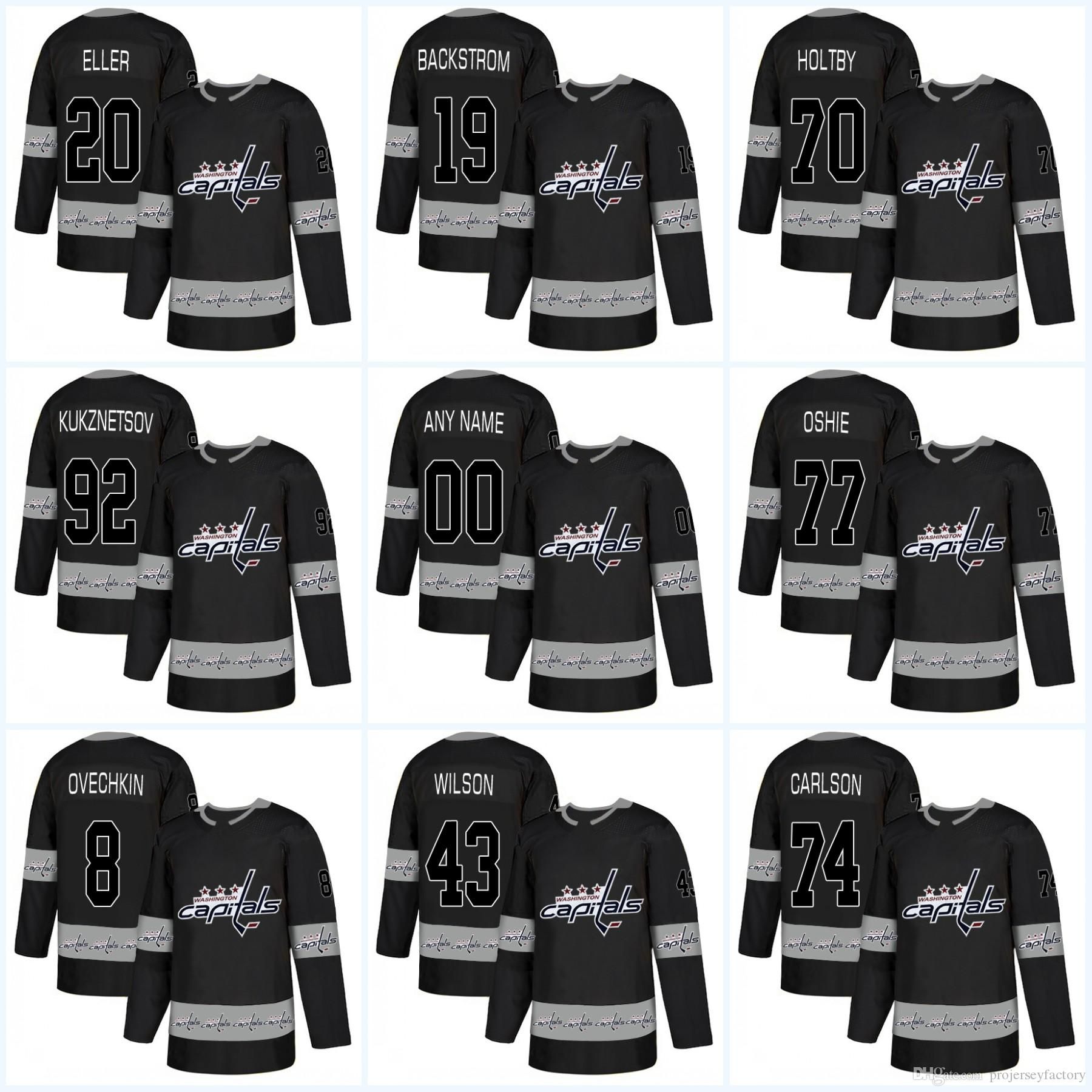 washington capitals black jersey