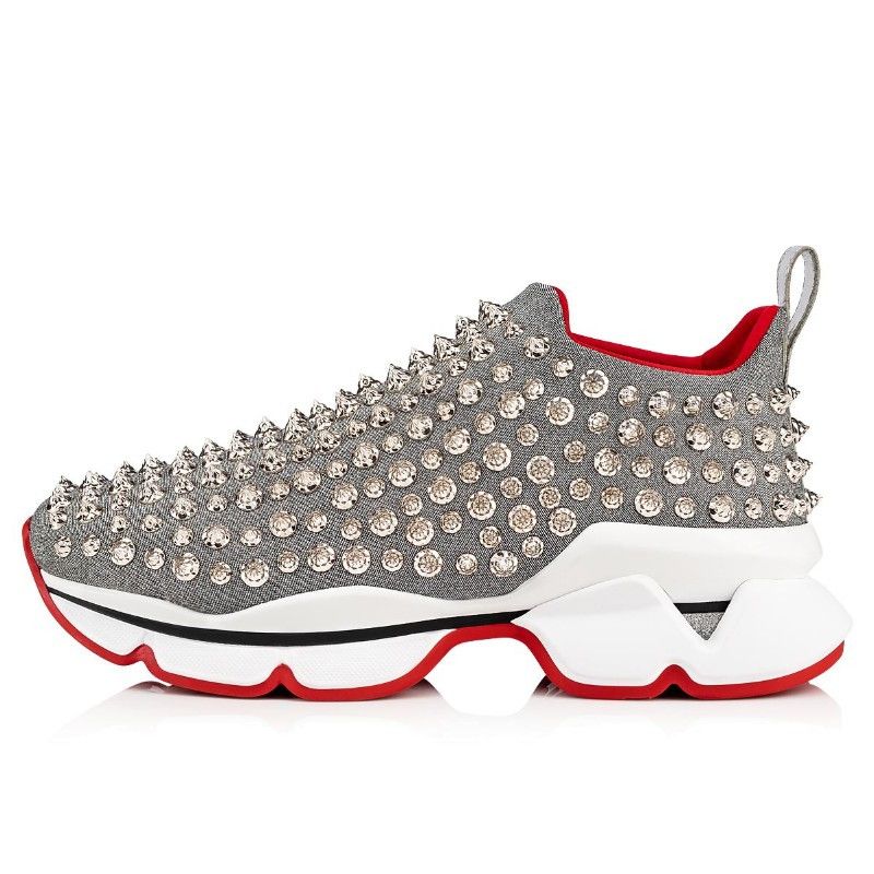 High End Design New Studs Sneakers Mens Casual Red Bottom Banquet Dress Casual Walking Outdoor Lace Rivet Sneakers With Box From $111.92 | DHgate.Com