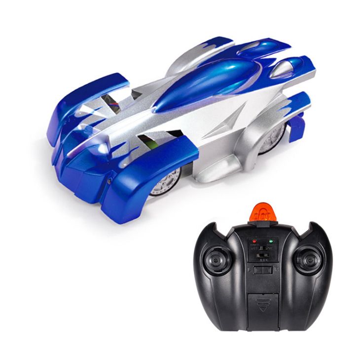 remote control car drives on ceiling