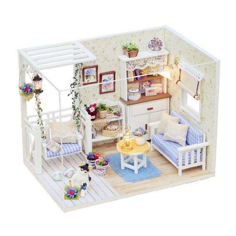 assembled doll house