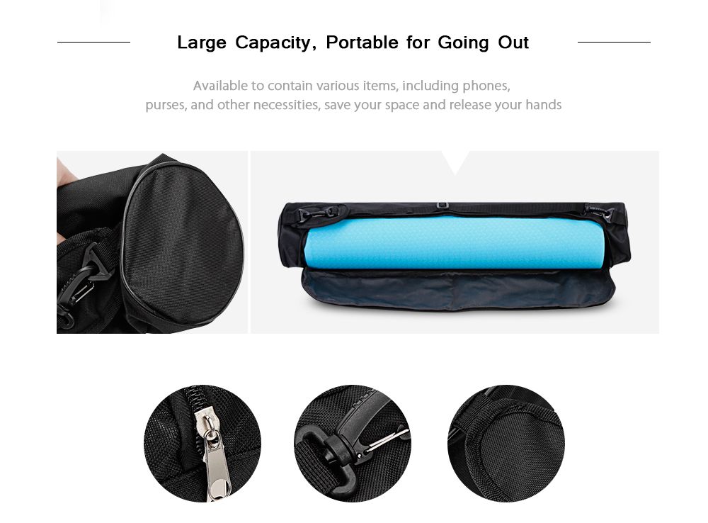 Outlife 73 X 13cm Oxford Cloth Yoga Mat Bag Carrier Backpack Strap
