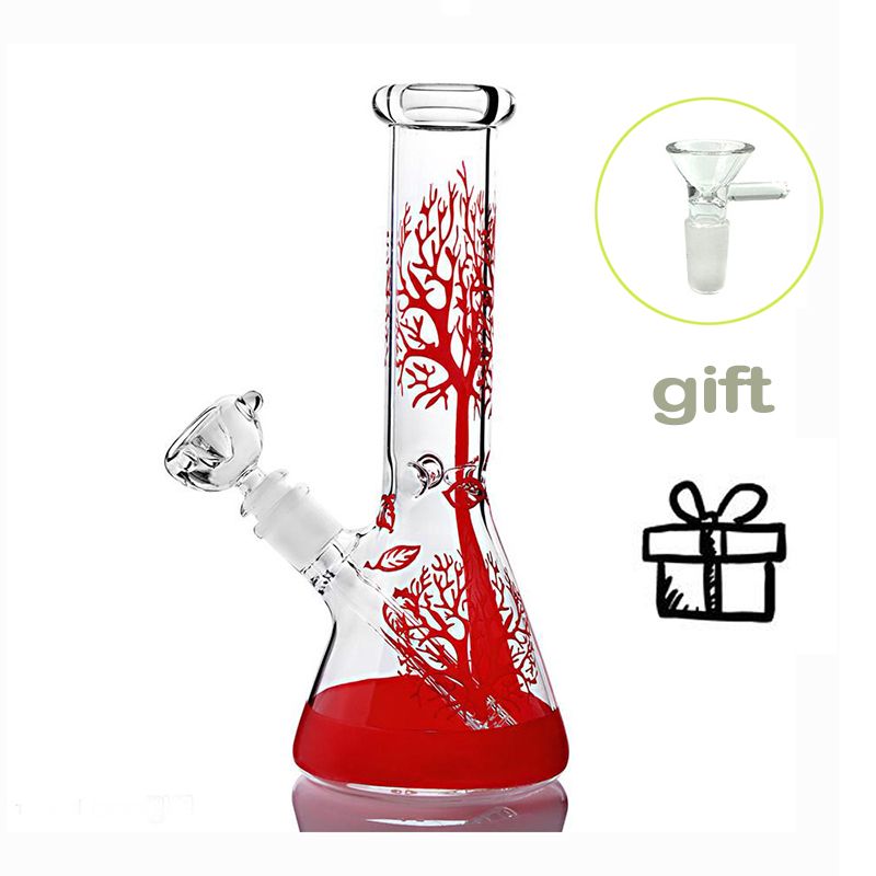 Röd Tree Bongs + Bowl Present