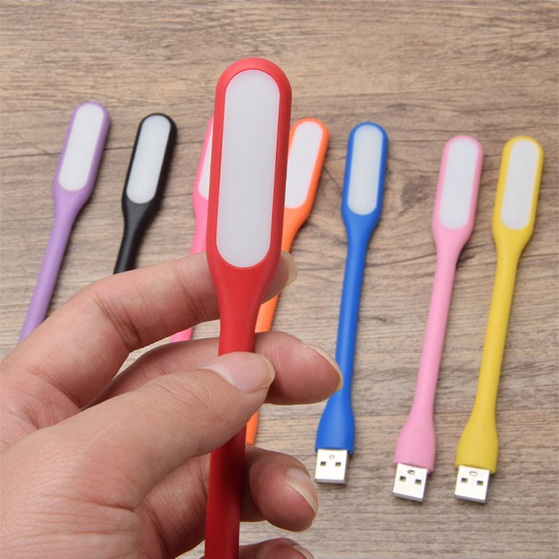 For Tablet Reading Lamp Night Light Power Bank Mini LED USB Flexible Lighting