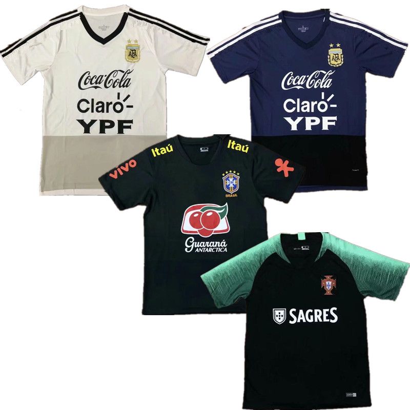 brazil soccer training jersey