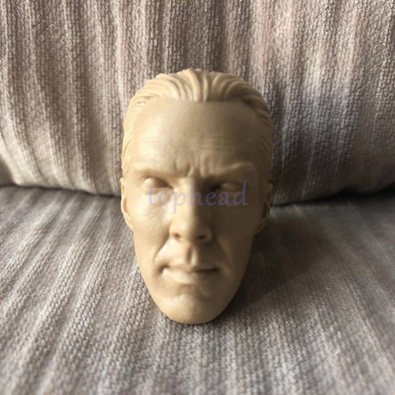 1/6 scale blank Head Sculpt Benedict Cumberbatch The Imitation Game unpainted 