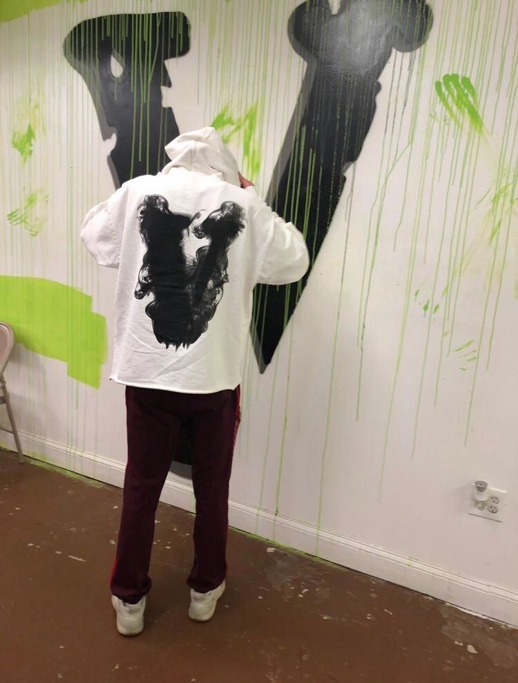 pop smoke moletom com capuz vlone