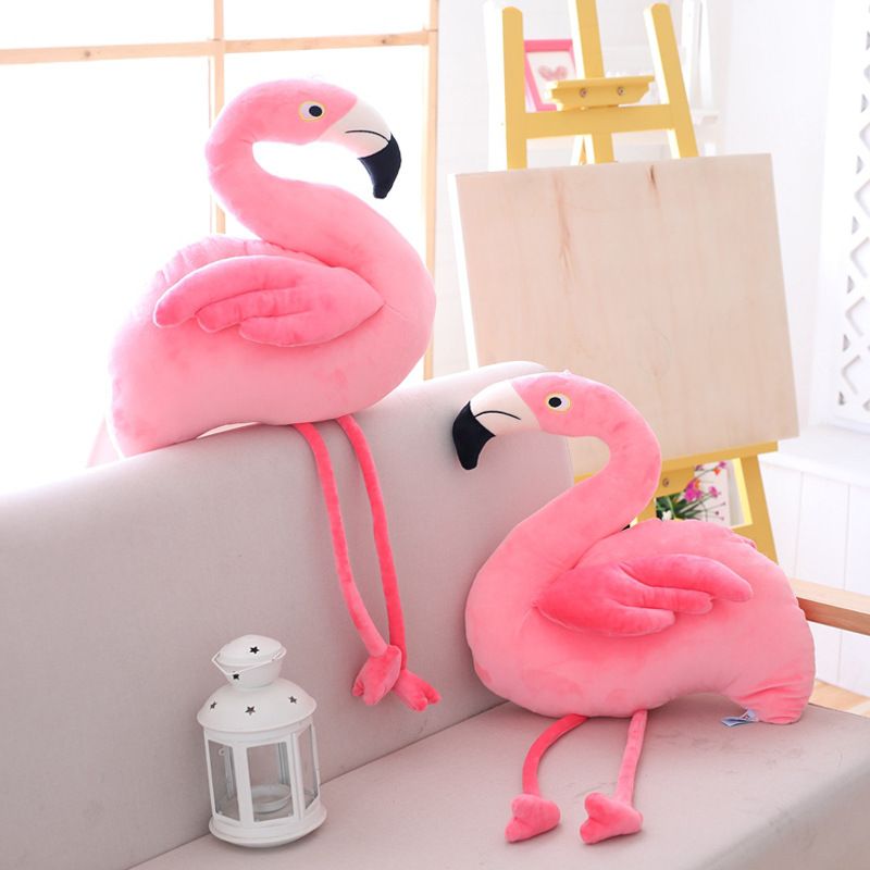 large plush flamingo