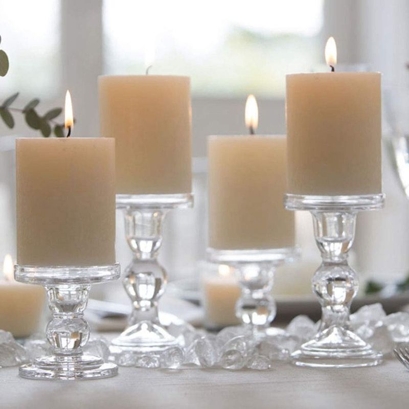 glass pillar candle holders wholesale