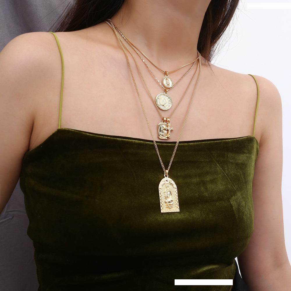 HAMANY Necklace,Mens Necklaces,European and American Mens Simple Pendant Fashion Personality Titanium Steel Necklace