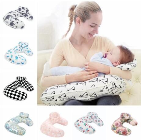 Breast Feeding Pillow Infant Cartoon Detachable U Shape Sleeping