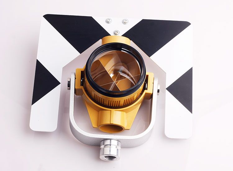 NEW Yellow Single Prism for TOPCON /SOKKIA total stations surveying offset 0mm 