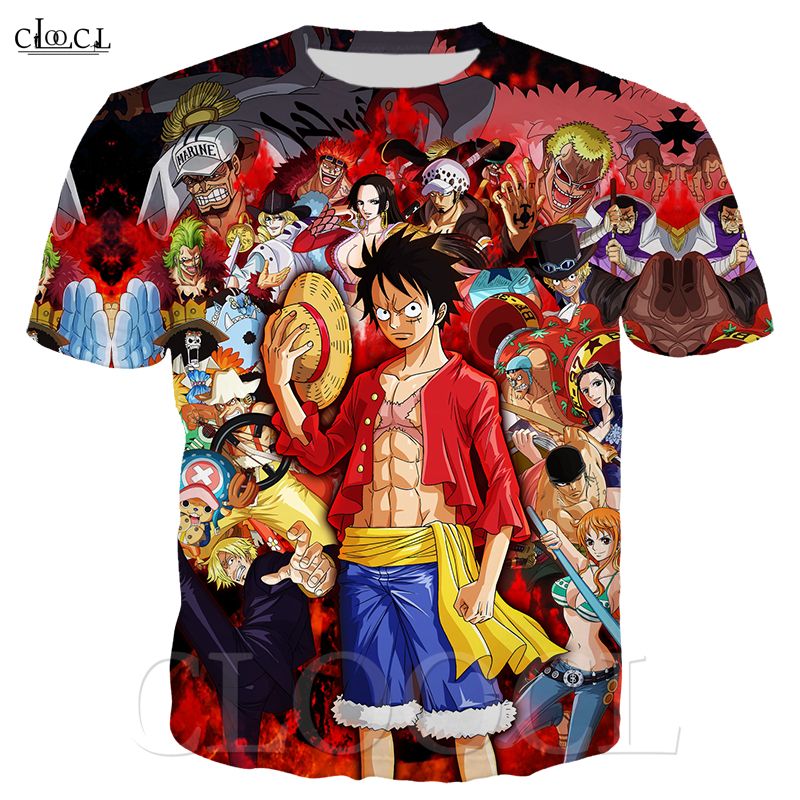 Summer Sale Anime One Piece Monkey D. Luffy T-shirt 3D Print Japan Anime Short Sleeve Summer Sale Anime One Piece Monkey D. Luffy T-shirt 3D Print Japan Anime Short Sleeve